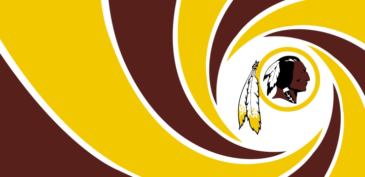 007 Washington Redskins logo iron on paper